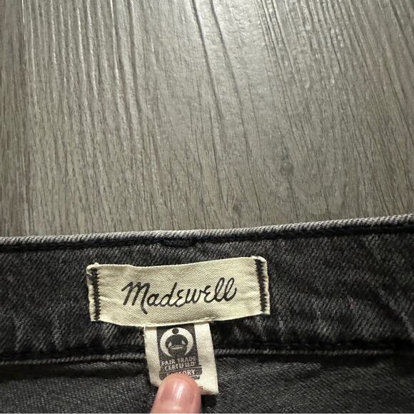 Madewell The Petite Perfect Vintage Jean in Cosner Wash: Knee-Rip Edition Sz 26P - Picture 8 of 15
